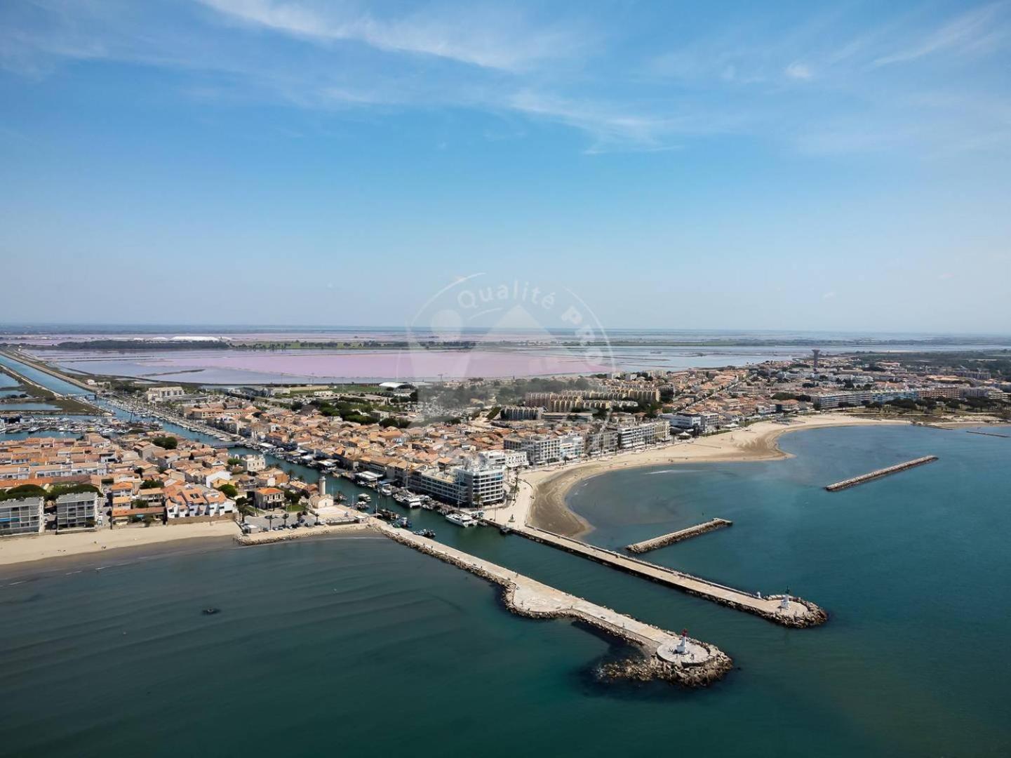 As21512 - Studio Cabine Vue Mer Laterale Avec Parking Prive A 20M De La Plage Le Grau-du-Roi Zewnętrze zdjęcie